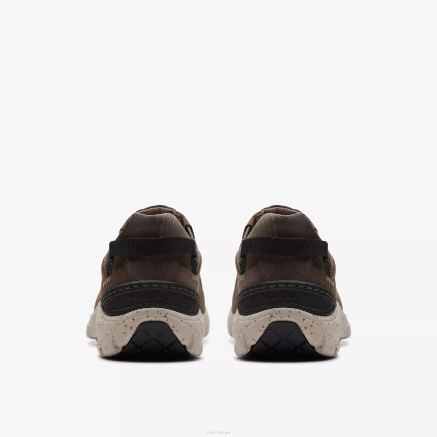 Clarks bangų plynaukštė H2XV342 taupe nubukas