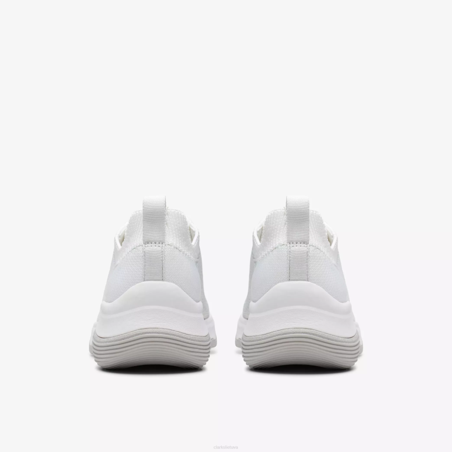 Clarks grandinės kaklaraištis H2XV349 baltas mezginys