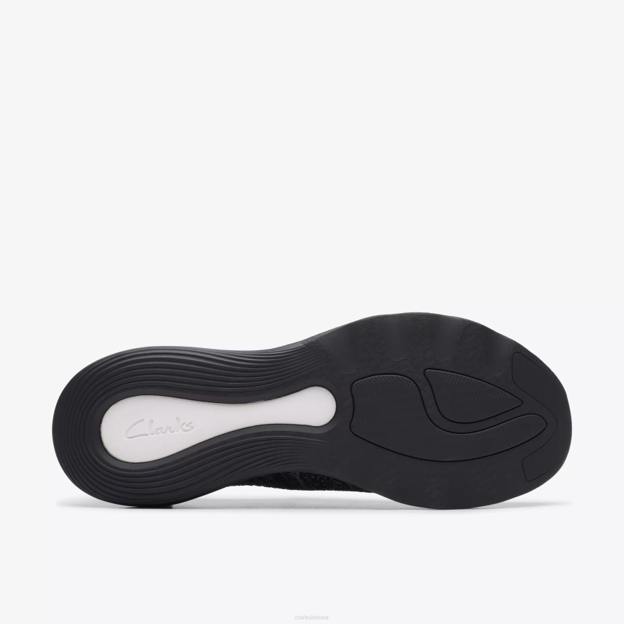 Clarks grandinės kelias H2XV359 juodas mezginys