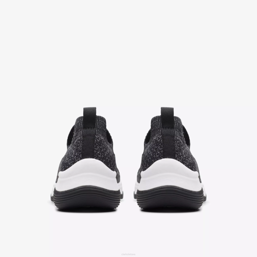 Clarks grandinės kelias H2XV359 juodas mezginys