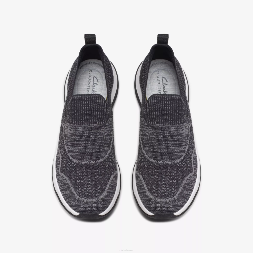 Clarks grandinės kelias H2XV359 juodas mezginys