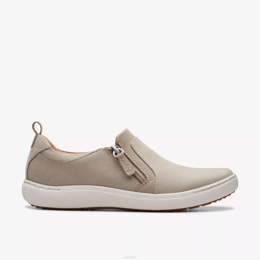 Clarks nalle alyvinė H2XV310 akmens nubukas