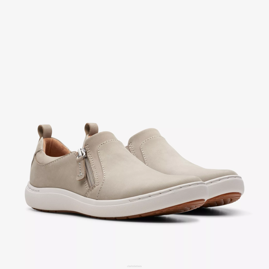 Clarks nalle alyvinė H2XV310 akmens nubukas
