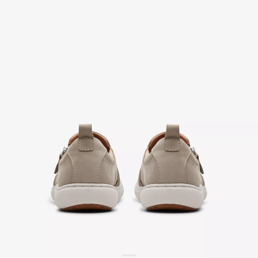 Clarks nalle alyvinė H2XV310 akmens nubukas