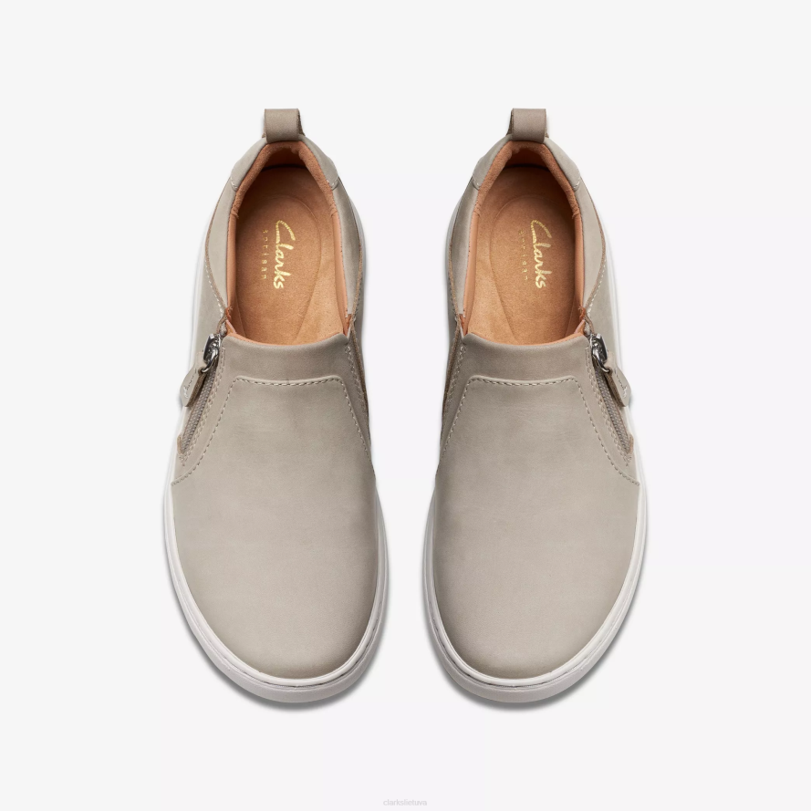 Clarks nalle alyvinė H2XV310 akmens nubukas