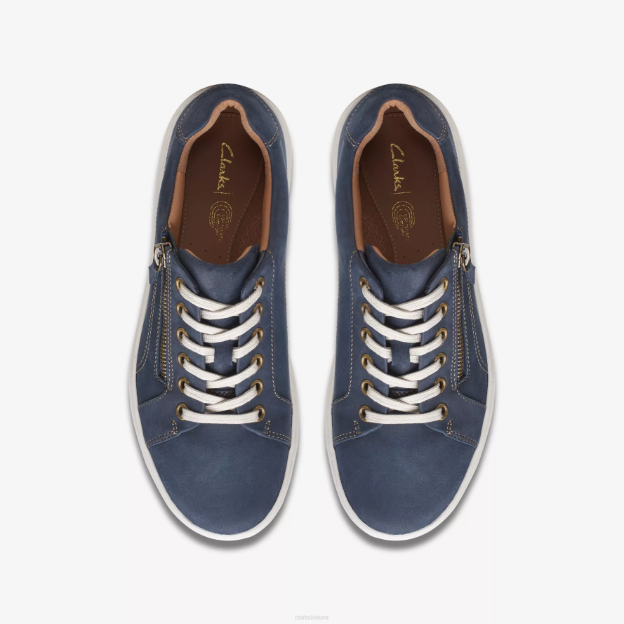 Clarks nalle nėriniai H2XV326 jūrinis nubukas