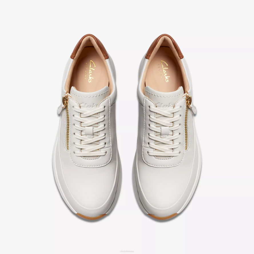 Clarks tivoli zip H2XV319 beveik baltos odos