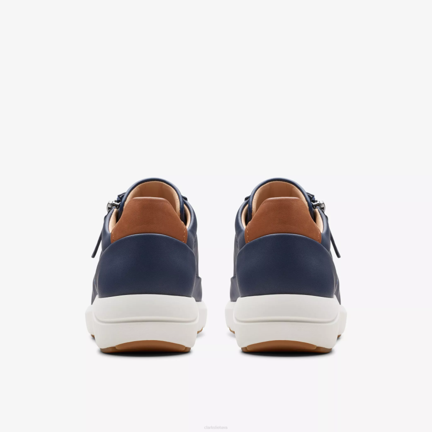 Clarks tivoli zip H2XV322 tamsiai mėlyna oda