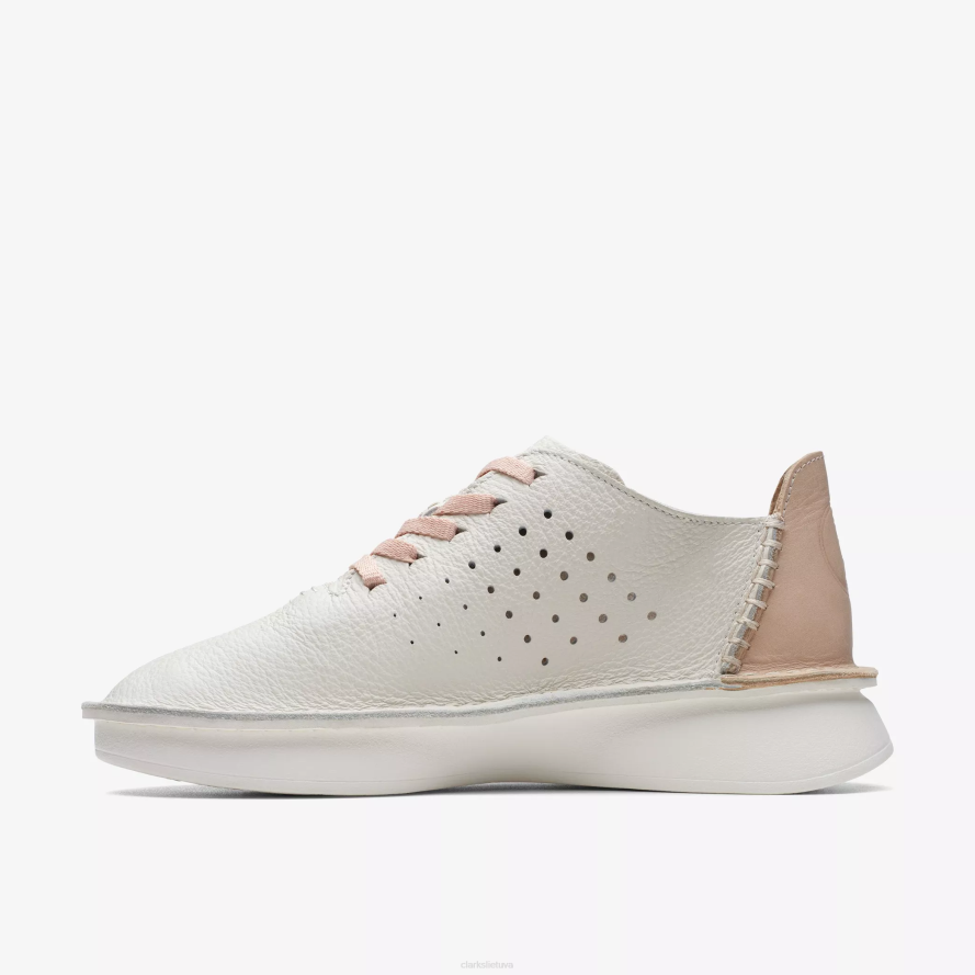 Clarks velhill etch H2XV360 beveik baltas derinys