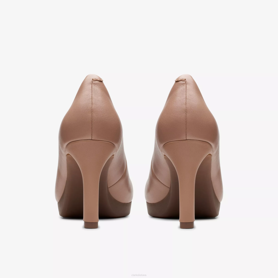 Clarks ambyr2 braley H2XV505 šilta smėlio spalvos oda