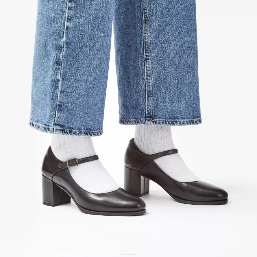 Clarks freva 55 dirželis H2XV521 juoda oda