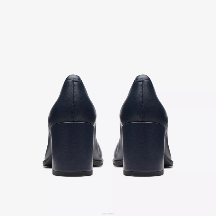 Clarks freva 55 teismas H2XV512 tamsiai mėlyna oda