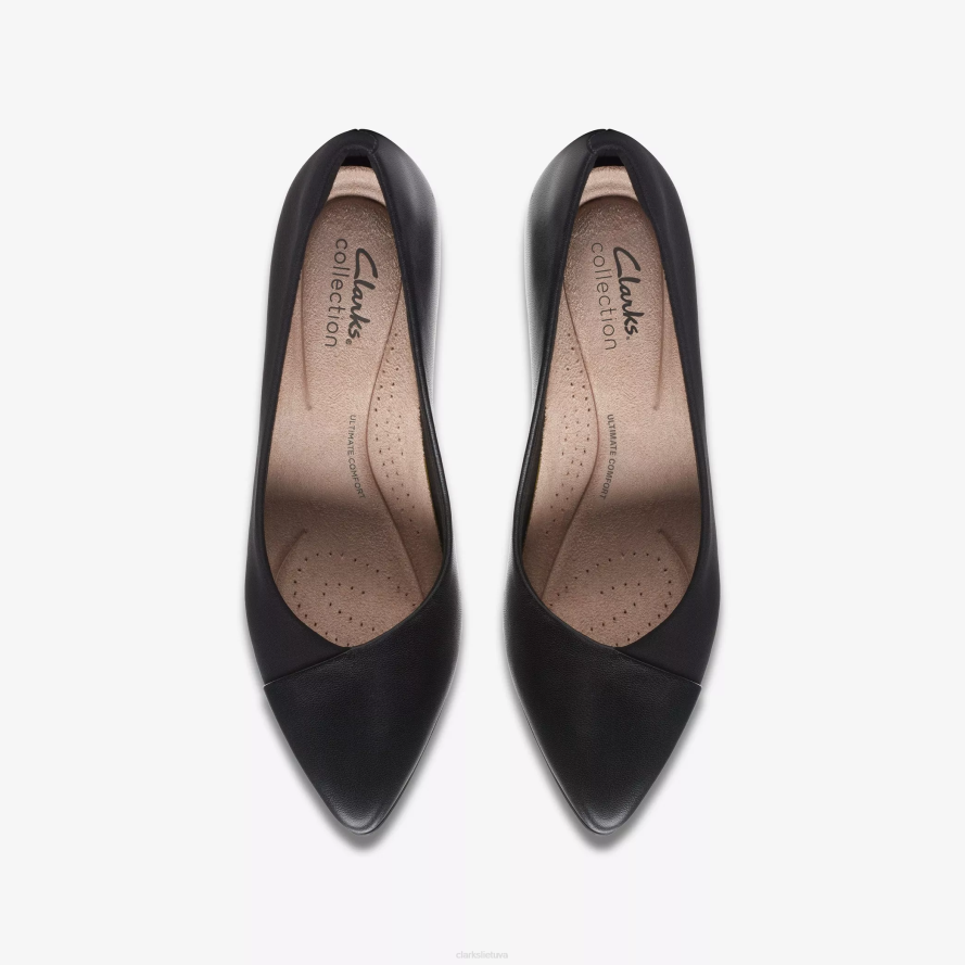 Clarks kataleina rožė H2XV501 juoda oda