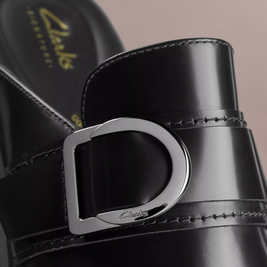 Clarks lieka toks laisvas H2XV515 juoda oda