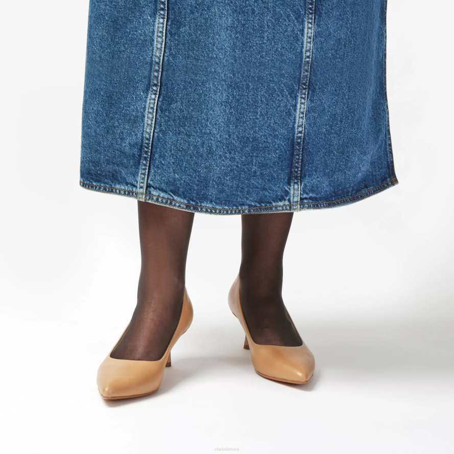 Clarks violetinė 55 rae H2XV537 kupranugario oda