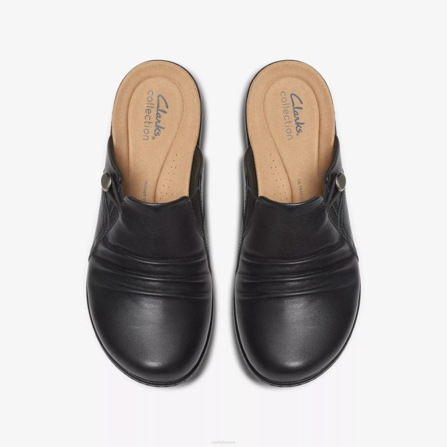 Clarks laurieann įlanka H2XV595 juoda oda