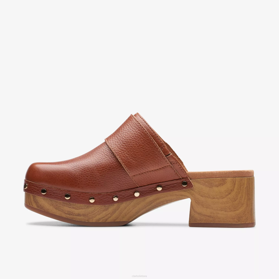 Clarks sivanne saulė H2XV582 rudos odos