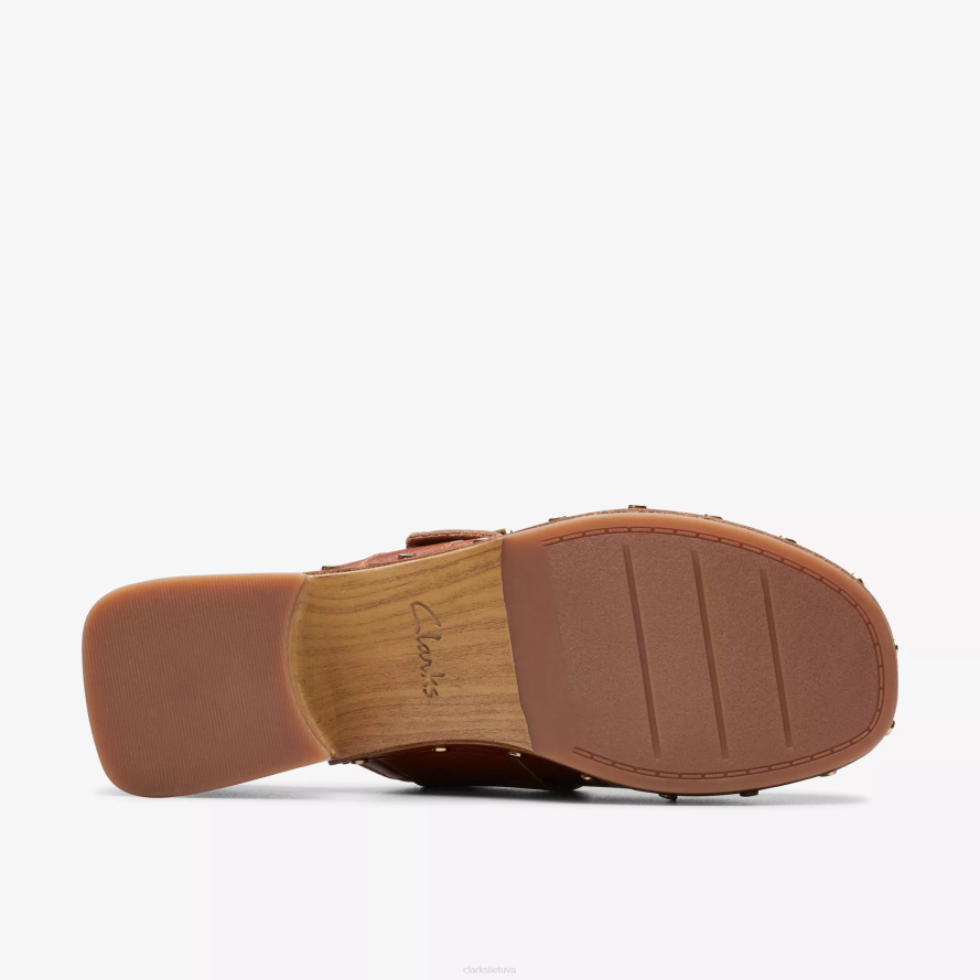 Clarks sivanne saulė H2XV582 rudos odos