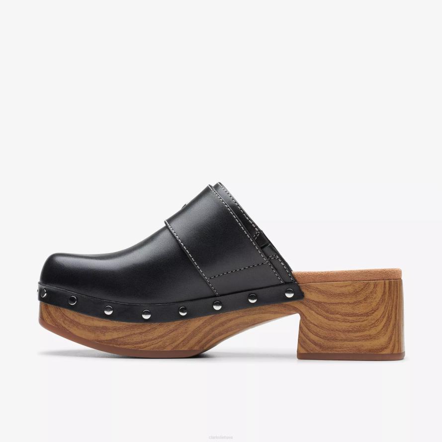Clarks sivanne saulė H2XV583 juoda oda