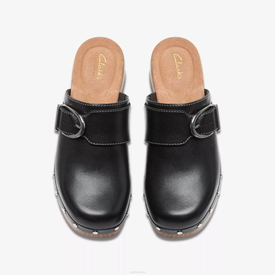 Clarks sivanne saulė H2XV583 juoda oda