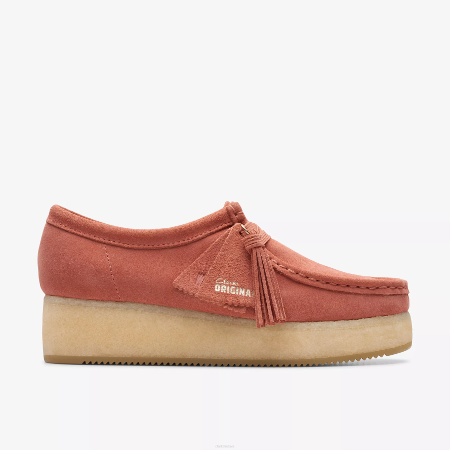 Clarks Wallacraft bitė H2XV577 terakotos zomšos
