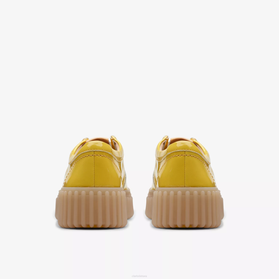 Clarks torhill bitė H2XV571 geltonas patentas