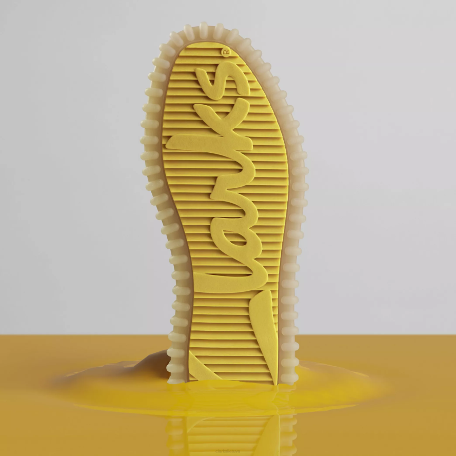 Clarks torhill bitė H2XV571 geltonas patentas