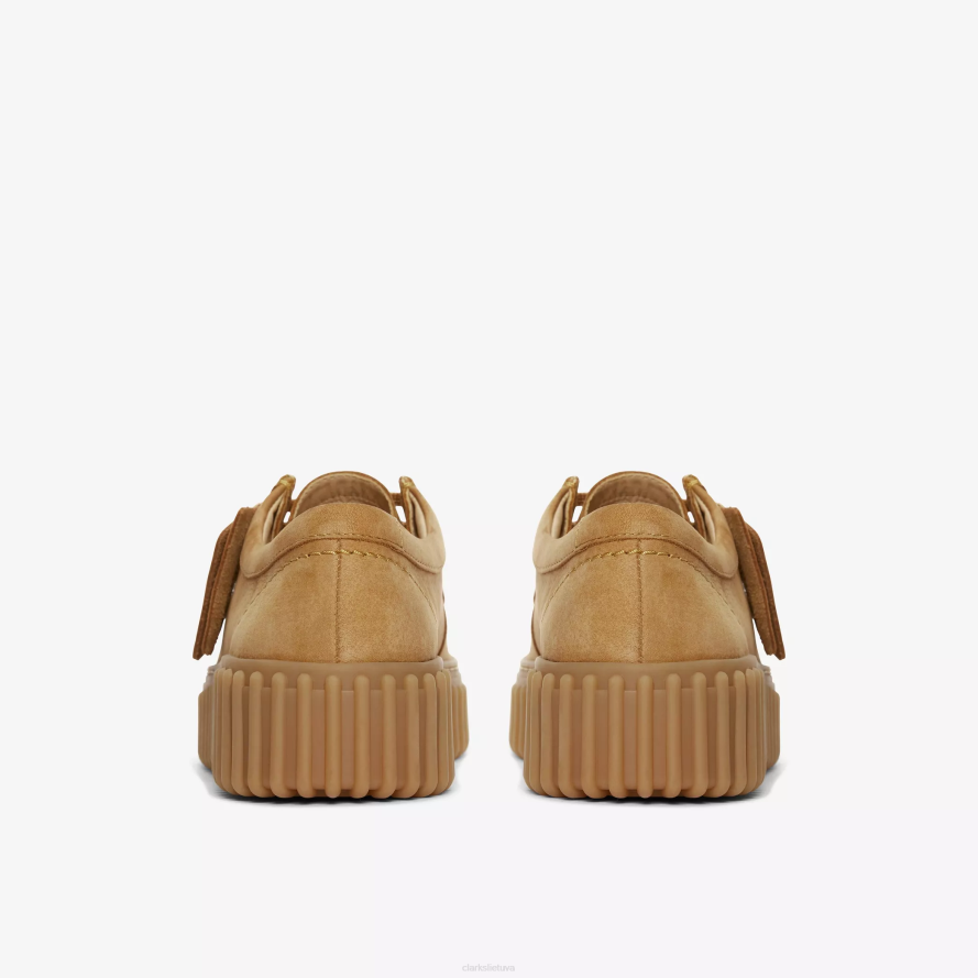 Clarks torhill bitė H2XV572 šviesiai įdegio nubukas
