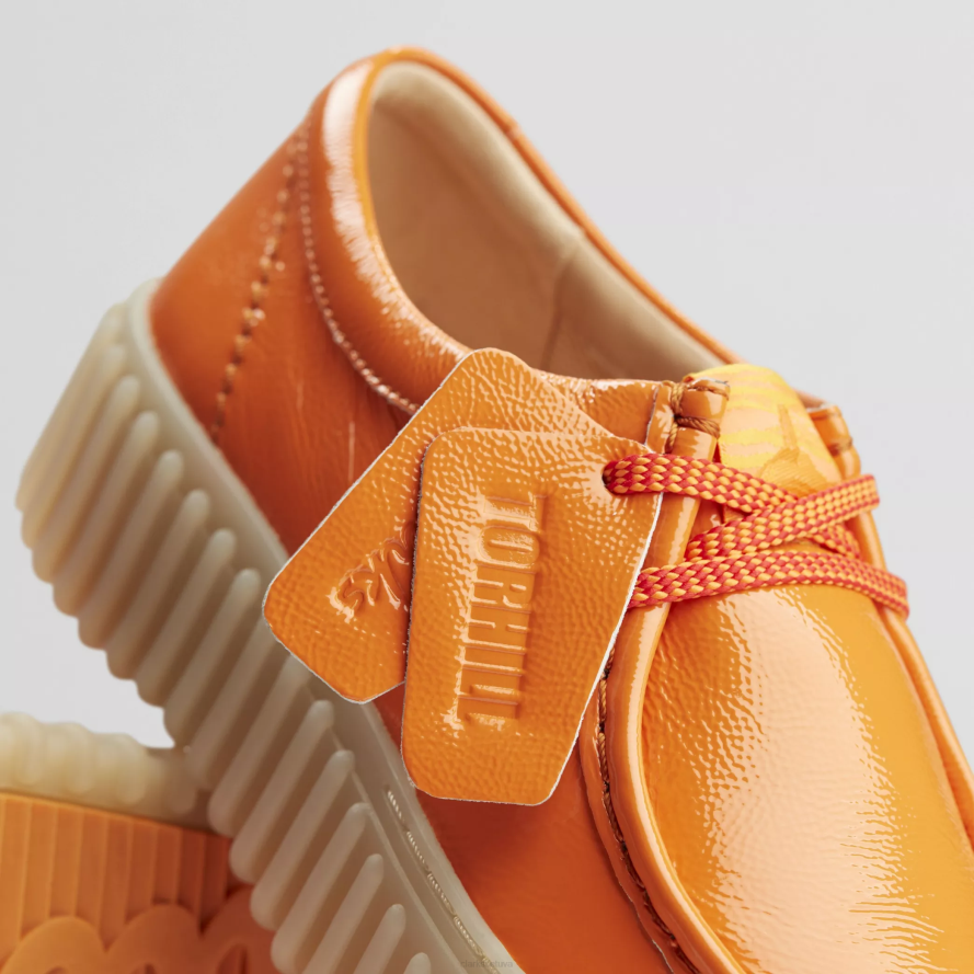 Clarks torhill bitė H2XV573 oranžinis patentas