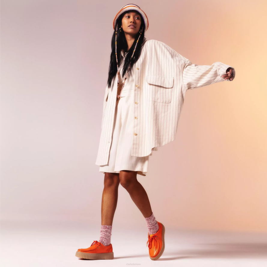 Clarks torhill bitė H2XV573 oranžinis patentas