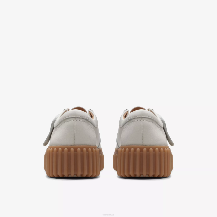 Clarks torhill bitė H2XV575 beveik baltos odos