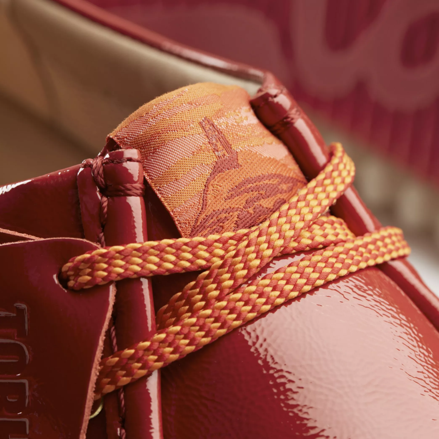 Clarks torhill bitė H2XV576 raudonas patentas