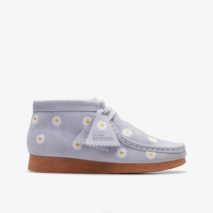 Clarks Wallabee boot senesnis H2XV975 debesis pilkas