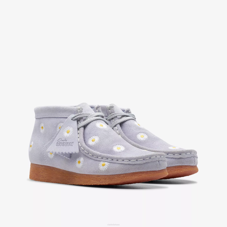 Clarks Wallabee boot senesnis H2XV975 debesis pilkas