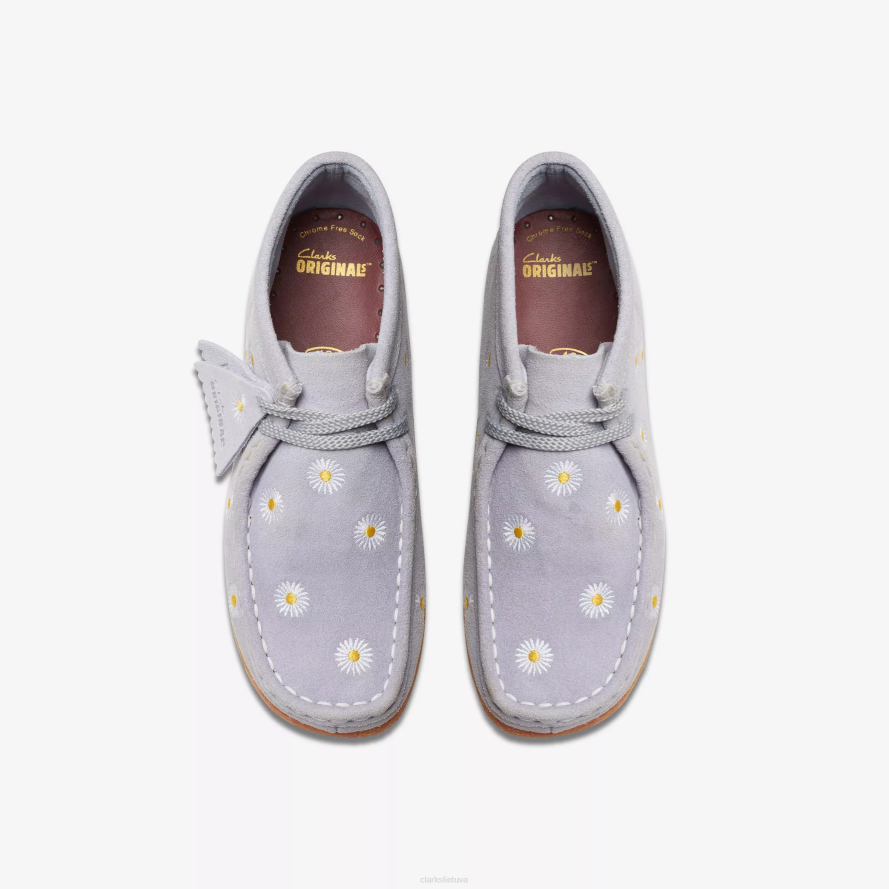 Clarks Wallabee boot senesnis H2XV975 debesis pilkas