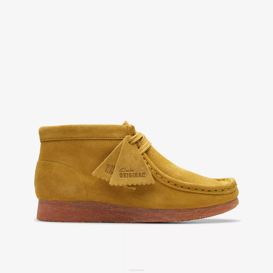 Clarks Wallabee boot senesnis H2XV980 tamsiai alyvuogių