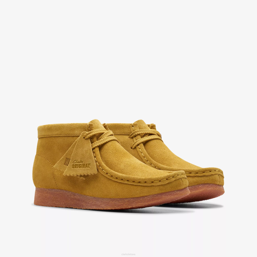 Clarks Wallabee boot senesnis H2XV980 tamsiai alyvuogių