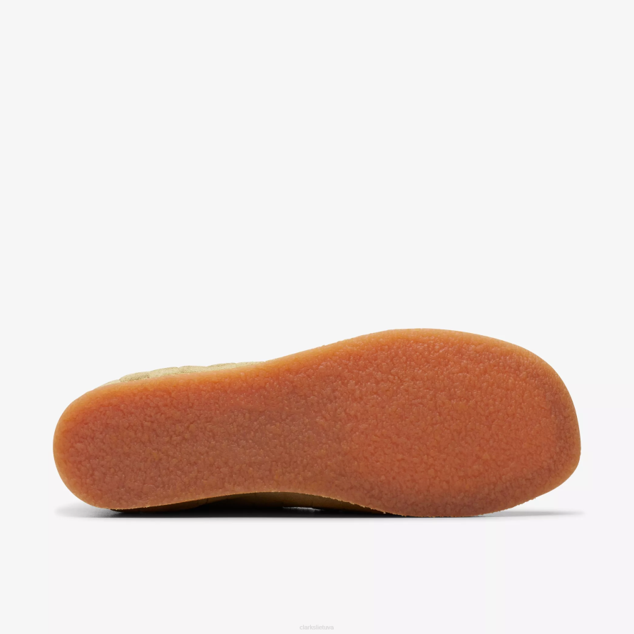 Clarks Wallabee boot senesnis H2XV994 smėlio spalvos čekis