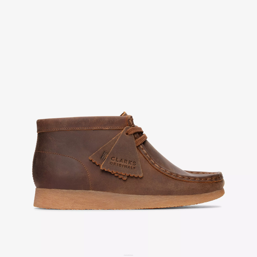 Clarks Wallabee boot vaikas H2XV993 bičių vaško