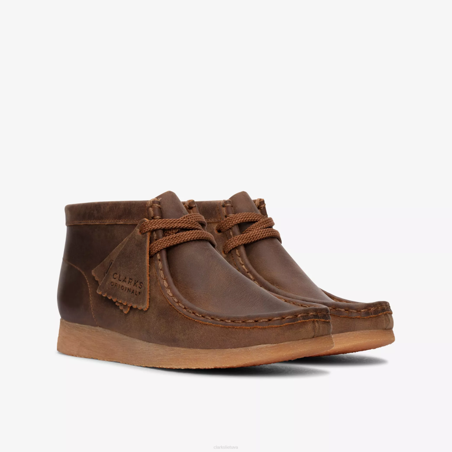 Clarks Wallabee boot vaikas H2XV993 bičių vaško
