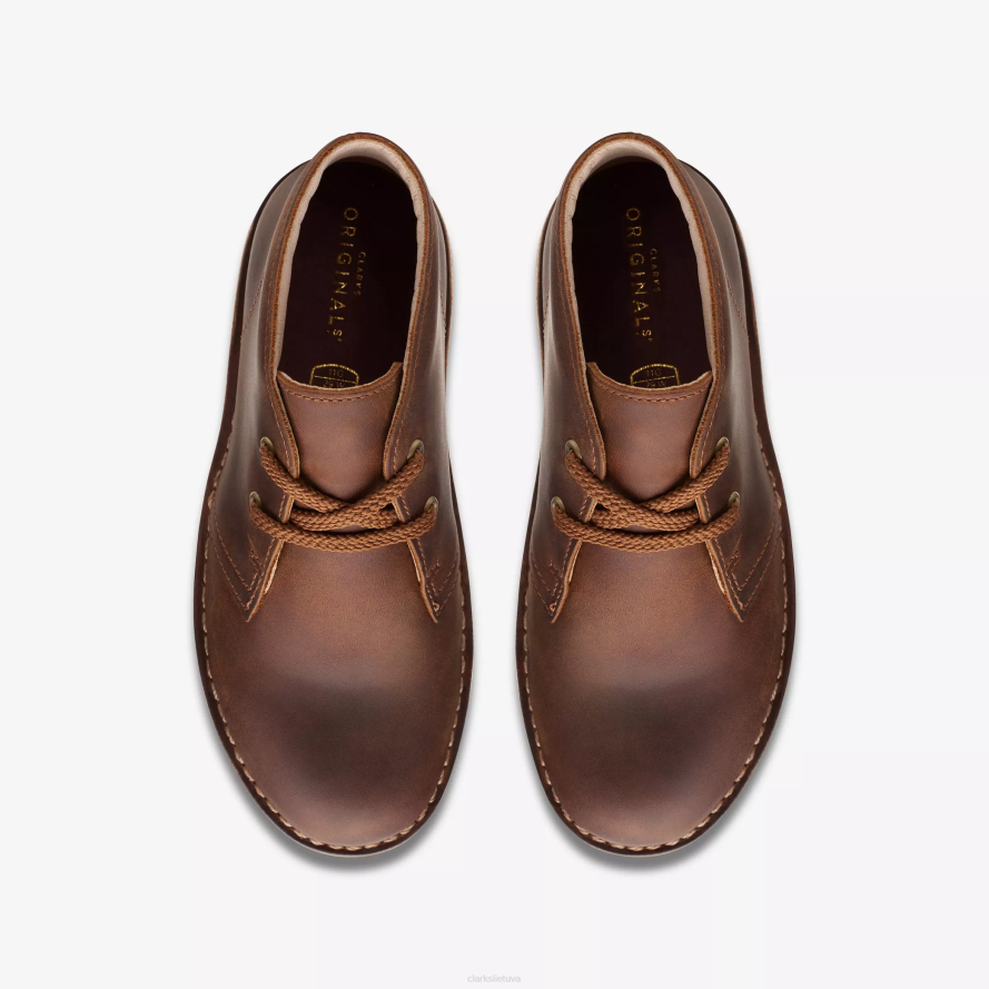 Clarks dykumos batų vaikas H2XV995 bičių vaško