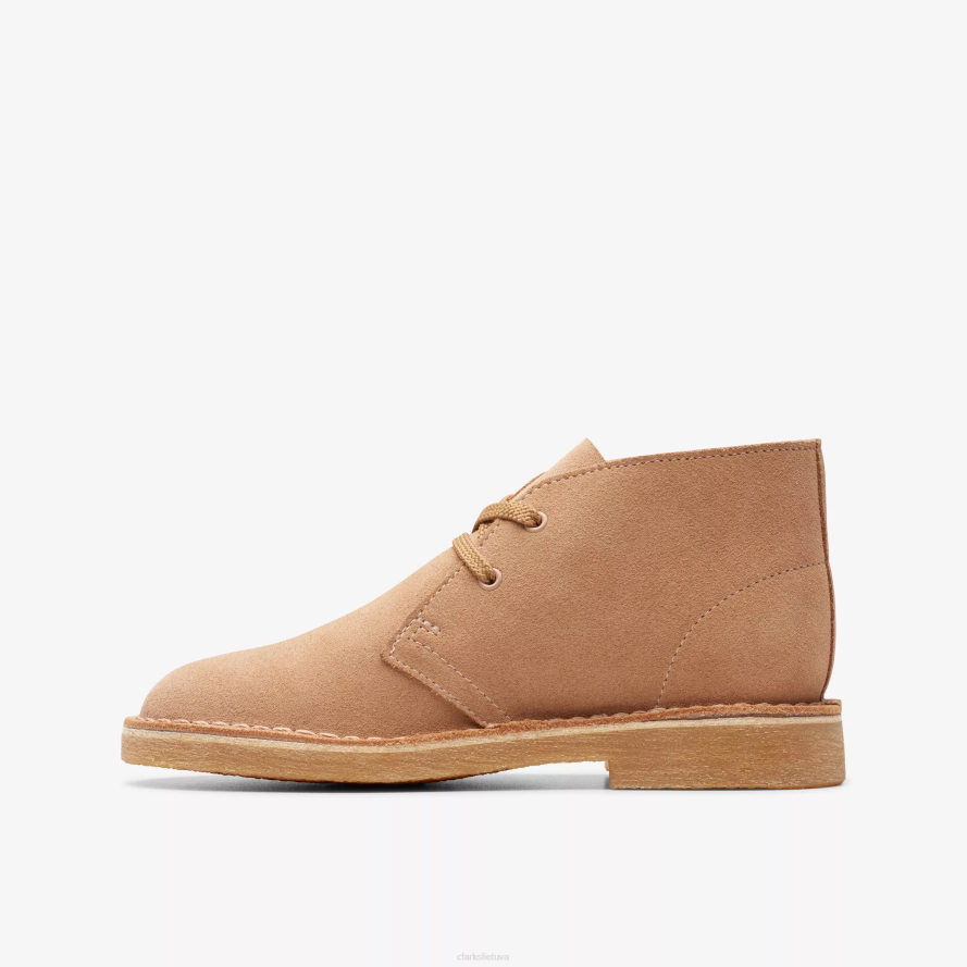 Clarks dykumos batas senesnis H2XV987 šilta smėlio spalvos zomša