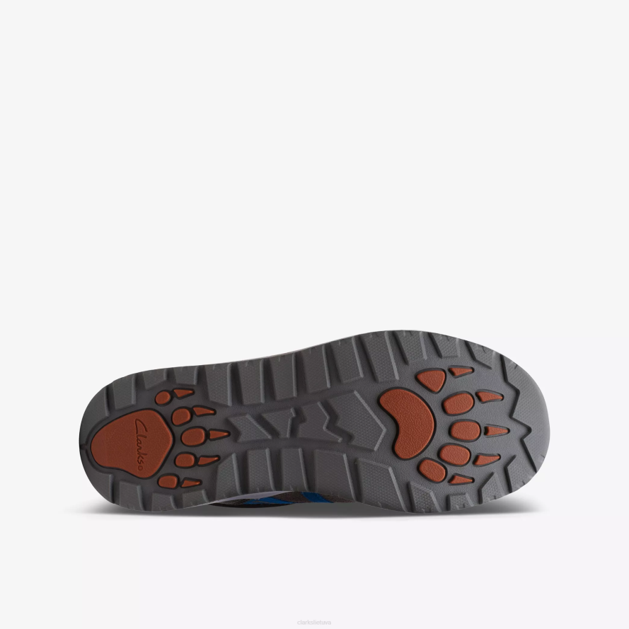 Clarks jauniklis liepsnoja vyresnis H2XV997 tamsiai atsparus vandeniui