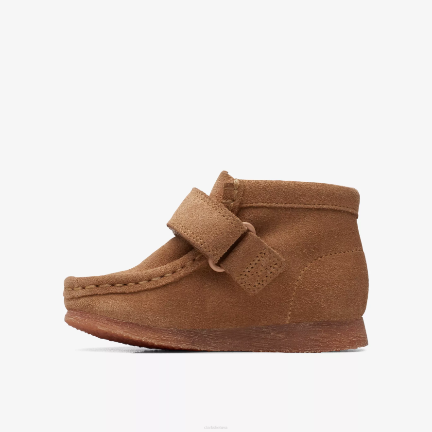 Clarks Wallabee batų mažylis H2XV1014 kvietinė zomša