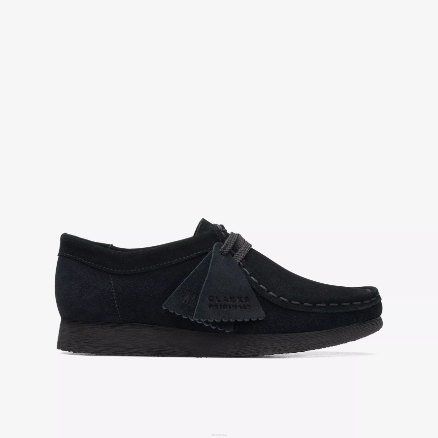 Clarks Wallabee vyresni H2XV1011 juoda zomša