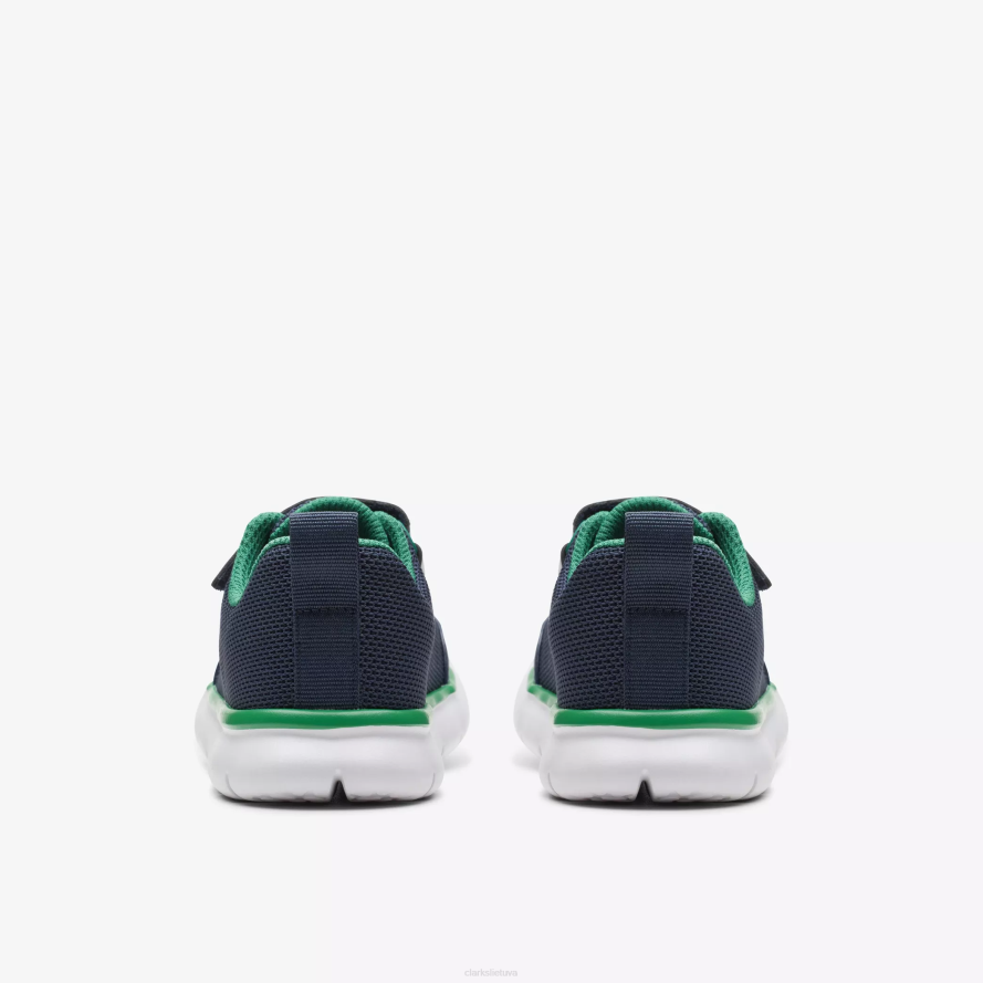 Clarks bėgti į lanką vaikas H2XV1001 tamsiai mėlyna sintetika