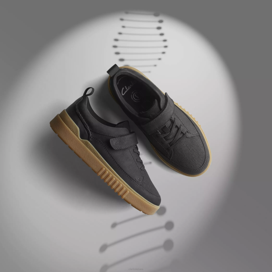 Clarks somerset tor kid H2XV999 juodas