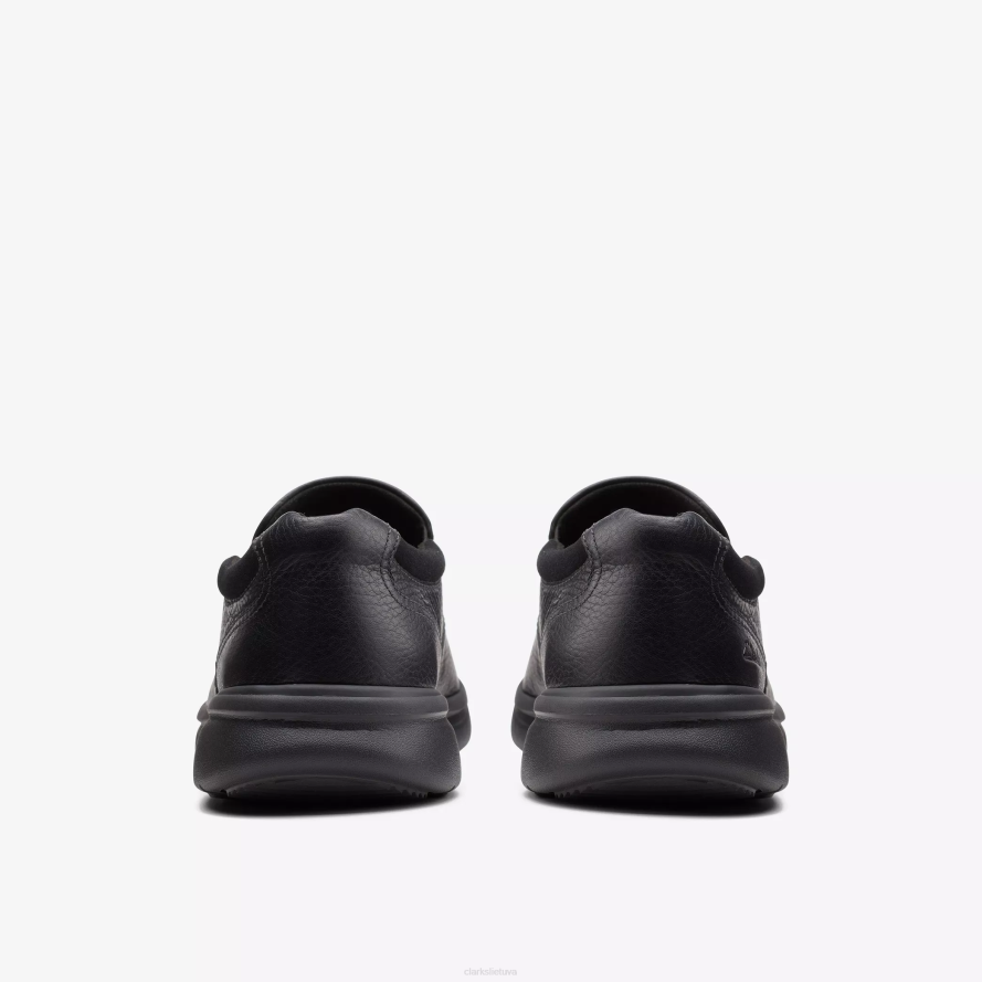 Clarks Bradley žingsnis H2XV758 juoda velkama oda