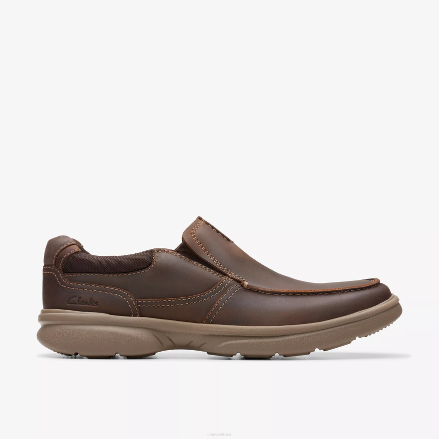 Clarks Bradley laisvas H2XV707 bičių vaško oda
