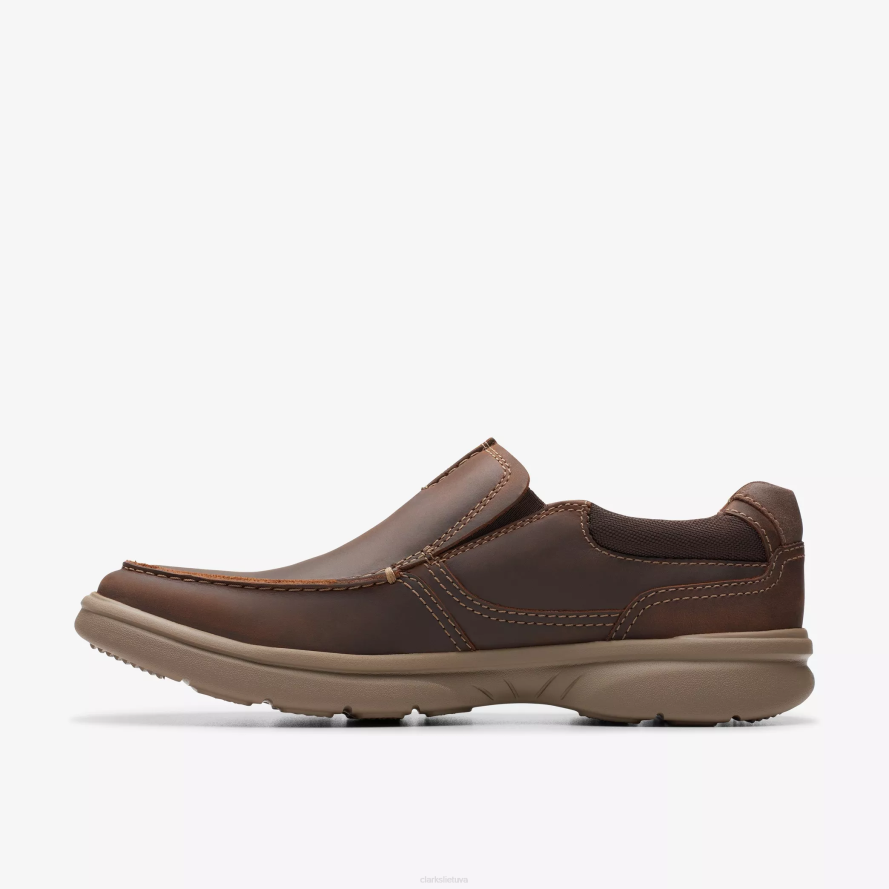 Clarks Bradley laisvas H2XV707 bičių vaško oda